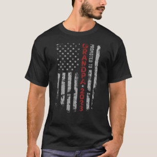 Man gepromoveerd tot opa 2023 Eerste keer vaders D T-shirt