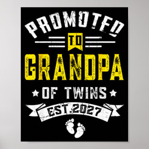 Man gepromoveerd tot opa van tweeling geschat 2027 poster