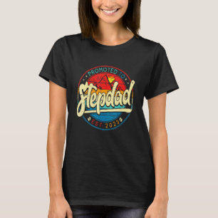 Man gepromoveerd tot stiefvader 2023 Eerste Vaderd T-shirt