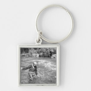 Man Gevist Sleutelhanger