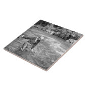 Man Gevist Tegeltje (Zijkant)