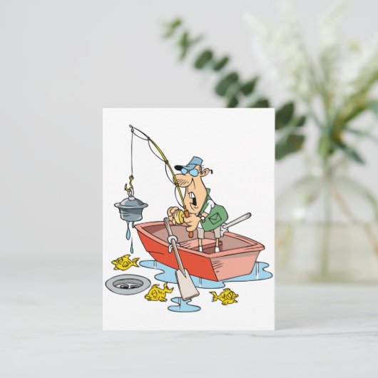 Man Geviste uitnodigingen (Staand voorkant)