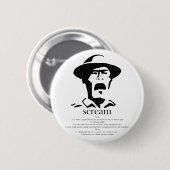 man gillen met definitie ronde button 5,7 cm (Voorkant /achterkant)