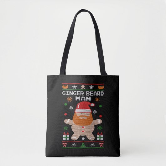 Man Ginger Beard Tote Bag (Voorkant)