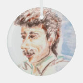 Man Glas Ornament (Voorkant)