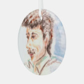 Man Glas Ornament (Voorkant links)