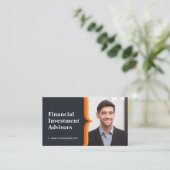 Man glimlachen | Bedrijf | QR-code Visitekaartje (Staand voorkant)