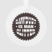 Man Glitter Ornament (achterkant)