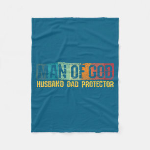 Man God Echtgenoot Vader Beschermer Illustratie Fleece Deken