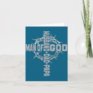Man God Religieus Christelijk Kruis Kunstwerk Kaart