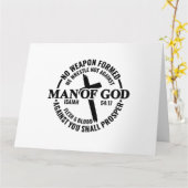 Man Gods, geen wapen tegen Mij gevormd zal voors Kaart (Gele Bloem)