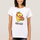 Man-gogh Funny Artist Mango Pun T-shirt (Voorkant)