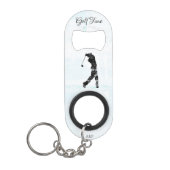 *~* Man Golfen Golf Natuur Tree Pond Golfer Mini Flessenopener (Voorkant)