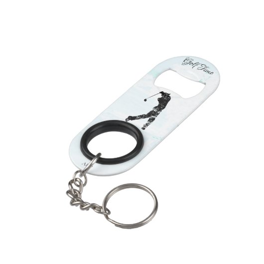 *~* Man Golfen Golf Natuur Tree Pond Golfer Mini Mini Flessenopener (Achterkant Gekanteld)