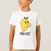 Man-gost Grappig Halloween Mango Spook Pun T-shirt (Voorkant)