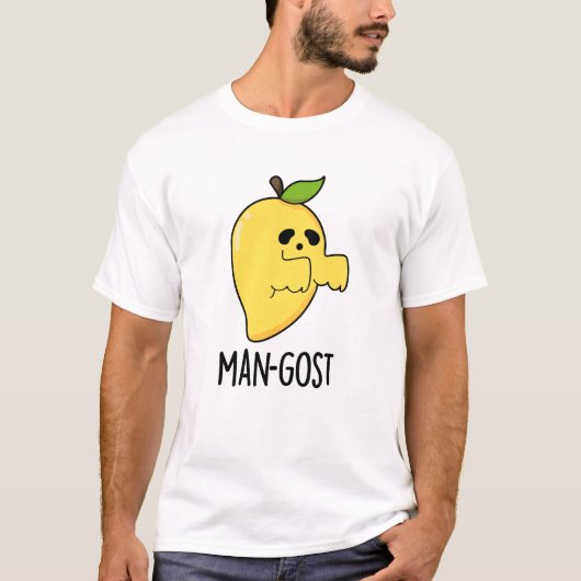 Man-gost Grappig Halloween Mango Spook Pun T-shirt (Voorkant)