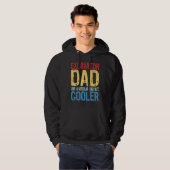 Man Graafmachine Vader Net als een gewone vader Hoodie (Voorkant volledig)