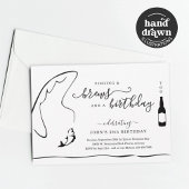 Man Grappig Vissen & Bier Verjaardag Pensioenfeest Kaart