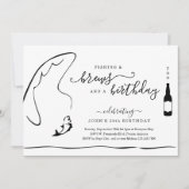 Man Grappig Vissen & Bier Verjaardag Pensioenfeest Kaart (Voorkant)