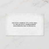 Man grasmaaien gras | Tovenaar Visitekaartje (Achterkant)