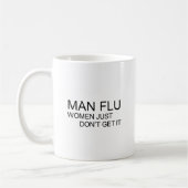 man griep koffiemok (Links)