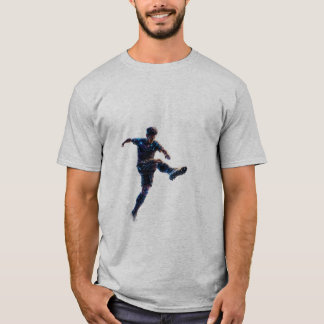 man grijs kleur t-shirt speler ontwerp