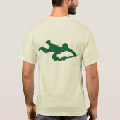 Man Groen Leger T-shirt (Achterkant)