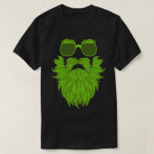 Man Groene Beard T-shirt (Design voorkant)