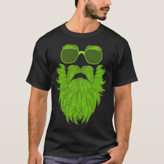 Man Groene Beard T-shirt