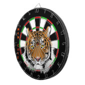 Man grot met tijger dartbord (Voorkant Rechts)