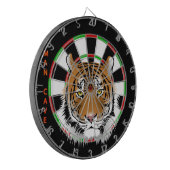 Man grot met tijger dartbord (Voorkant Links)