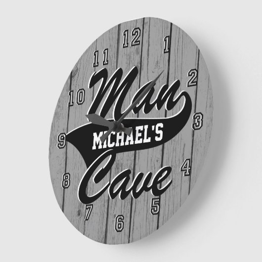 Man grot personaliseren grote klok (Hoek)