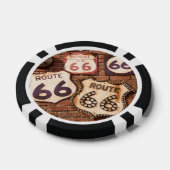Man Grot Route 66 stijl 2 Pokerchips (Enkel)