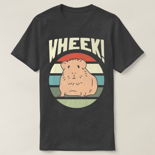 Man Guinee-Varkenspremie T-shirt (Design voorkant)