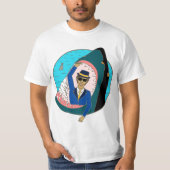 Man haaienvlees t-shirt (Voorkant)