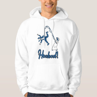 Man Haakt Echtgenote Vissen Bruidegom Grappig Vrij Hoodie