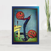 man  Halloween Kaart, zonder kop Kaart (Voorkant)
