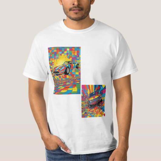 MAN_HANDLEIDING TRENDING CAR ART T-SHIRT (Voorkant)