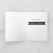 Man Happy Birthday Kaart // Bijvoeglijke naamwoord (Binnen)