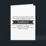 Man Happy Birthday Kaart // Bijvoeglijke naamwoord<br><div class="desc">Wat een betere manier om je man cadeau te doen op zijn verjaardag dan hem alles te vertellen wat geweldig is aan hem!</div>