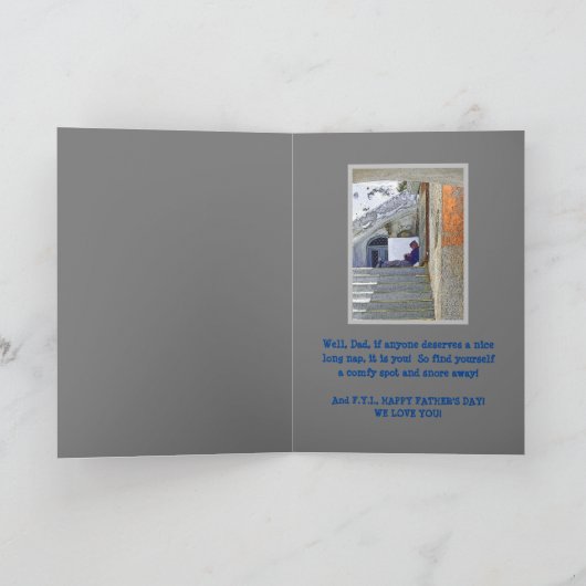 MAN/HAPPY-VADERDAG NAPPEN KAART (Binnen)