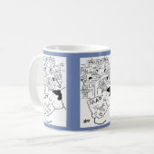 Man heeft een kaart nodig voor een open Kantoor Koffiemok (Voorkant links)