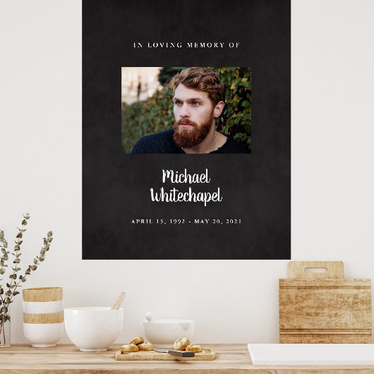 Man herberging van het teken van het leven, het be poster (Keuken)