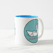 Man! Het is een zwaan. Mok (Voorkant rechts)