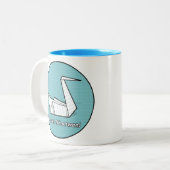 Man! Het is een zwaan. Mok (Voorkant links)