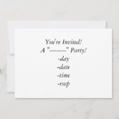 Man Hockey Puck Kaart (Achterkant)