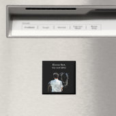 Man Holding Horse Dark Magnet (Insitu (Vaatwasser))