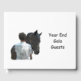 Man Holding Horse Light Gastenboek