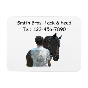 Man Holding Paard Licht Flexibele Magneet