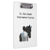 Man Holding Paard Licht Klembord (Rechts)